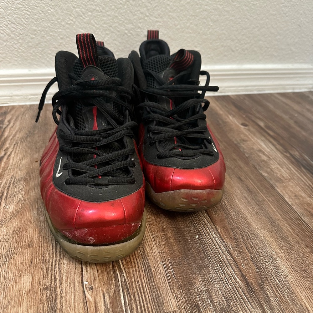 Metallic red foamposite OG